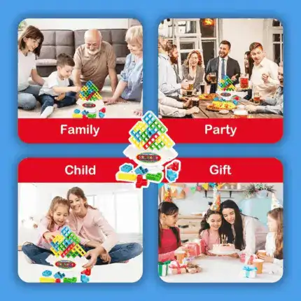 Team Tower Game For Kids & Adults