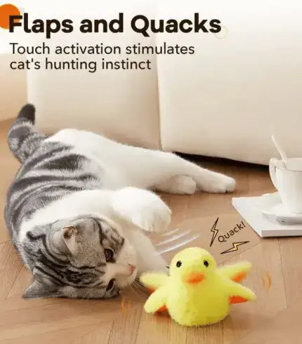 Cat Toys Rechargeable Flapping Duck