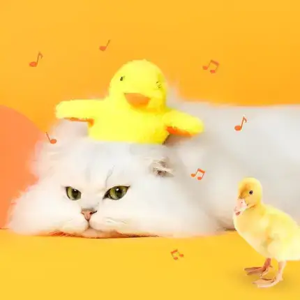 Cat Toys Rechargeable Flapping Duck