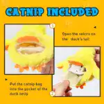 Cat Toys Rechargeable Flapping Duck