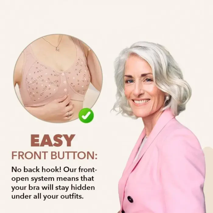 Huravo Bra - Comfortable & Convenient Front Button Bra