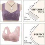 Huravo Bra - Comfortable & Convenient Front Button Bra