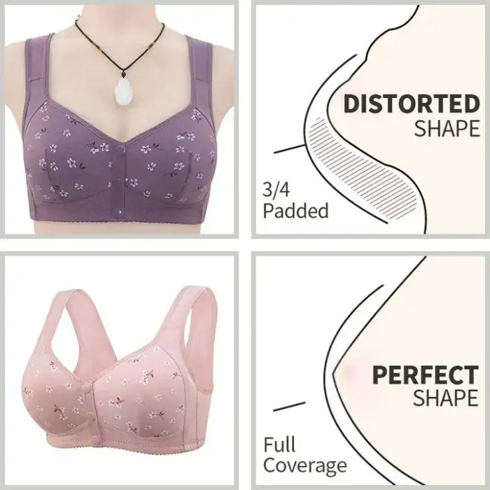 Huravo Bra - Comfortable & Convenient Front Button Bra