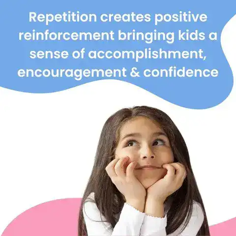Child focusing on activity